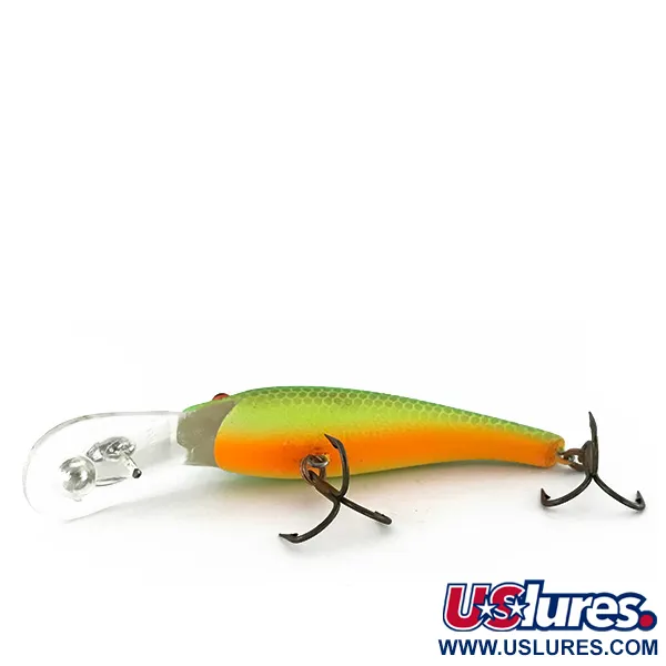Cotton Cordell Deep Diver UV Señuelo, Verde/Amarillo/Naranja, 7g, #8505