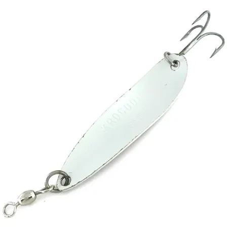 Luhr Jensen Krocodile Die #5 Cucharilla, Blanco / Rojo, 25g, Prisma, #8508