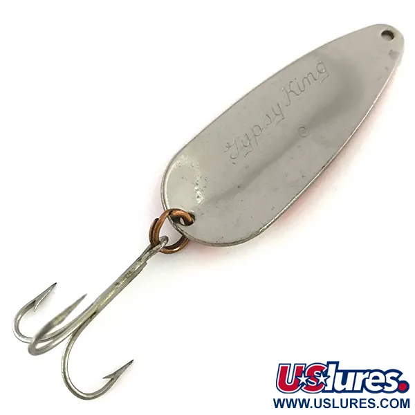 Weller Gypsy King 0 Cucharilla, Rojo / Blanco / Níquel, 11g, #8509