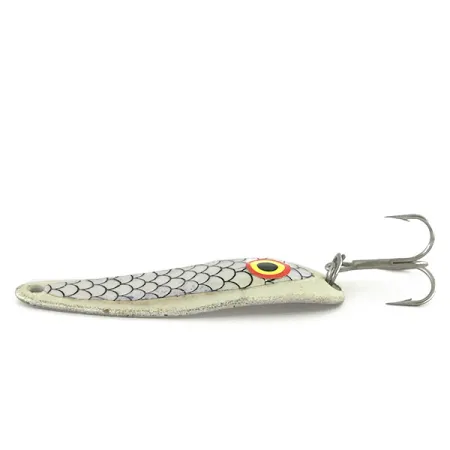 Wolverine tackle Cobra Glow Cucharilla, Blanco/Níquel, 14g, Glow, #8513