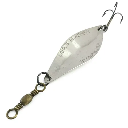 Lanes Tackle & Bait Lane's Flasher Cucharilla, Níquel, 14g, Retro #8518