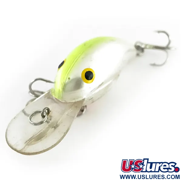 Bandit 200 Crankbait, Chrome Chartreuse, 8.5g, Sonajero, #8529