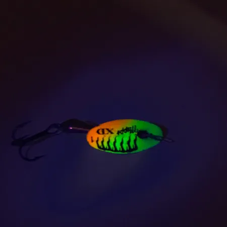 Mepps XD 1 Cucharilla, Rainbow Flame, 2.7g, Reactivo UV, #8535