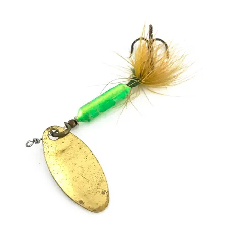 Worden’s Original Rooster Tail Cucharilla, Verde/Chartreuse, 3,6g, #8538