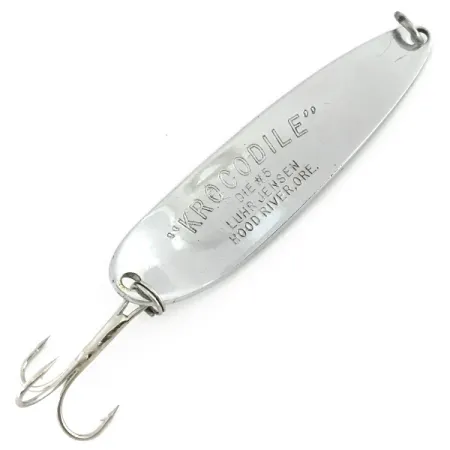 Luhr Jensen Krocodile Die #5 Cucharilla, Níquel, 28g, Escamas, #8576