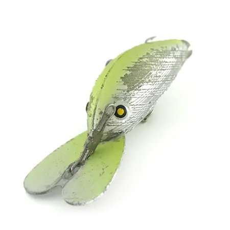 Bill Norman Quarterback Shallow Crankbait, Plata/Chartreuse, 7g, Glow, #8591