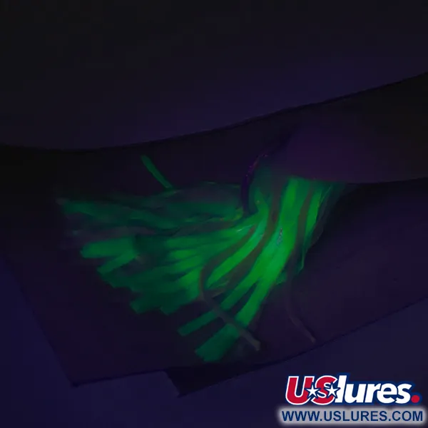 Hydro Lures Weedless Hydro Spoon, 11g Blanco/Verde/Rojo, Cuchara Antihierba #9258