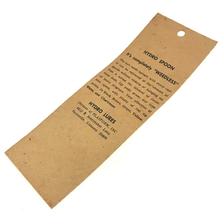 Hydro Lures Weedless Hydro Spoon Cucharilla Antihierba, Blanco/Gris, 14g, #8595