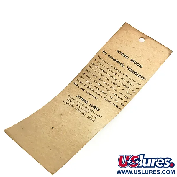 Hydro Lures Weedless Hydro Spoon, Verde, 17g, Anti-enganches, #8596