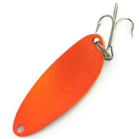 Seneca Little Cleo (Hula Girl) Cucharilla, Nickel/Orange, 10g, #8609