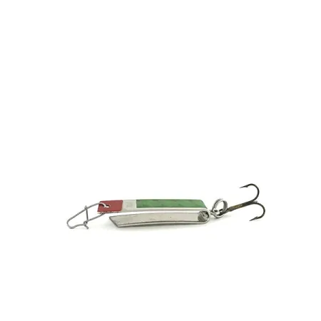 South Bend Super-Duper 502 Cucharilla, Níquel/Rojo/Verde, 2,5g, #8620