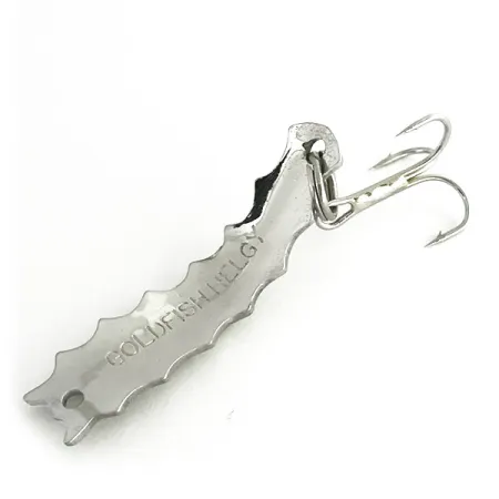 Goldfish Helgy Cucharilla, Nickel / Red Eyes, 4.5g, Perfil insecto, #8621