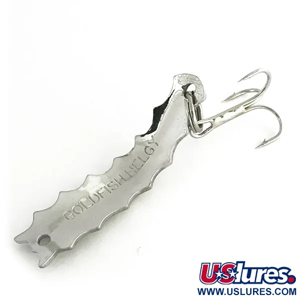 Goldfish Helgy Cucharilla, Nickel / Red Eyes, 4.5g, Perfil insecto, #8621