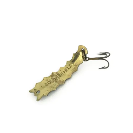 Al's Goldfish Helgy Cucharilla, Negro/Rojo/Oro, 4,5g, Larva, #8622