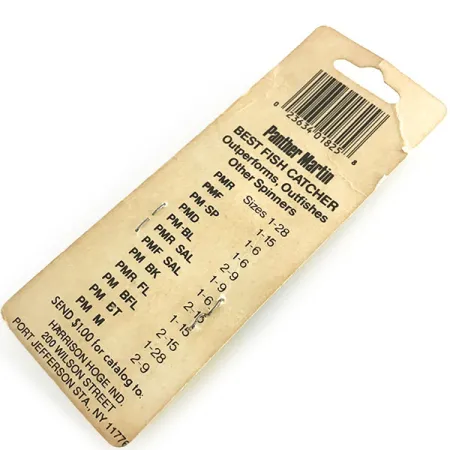 Panther Martin 9 Cucharilla, Níquel, 11g, Sin Estribo, #8626