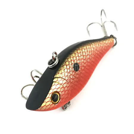 Bass Pro Shops XTS Lipless Crankbait, Rojo/Oro/Negro, 14g, Sonajero, #8636