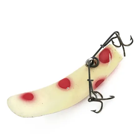 Yakima Bait FlatFish F6 Señuelo, Blanco / Rojo, 3g, Spreader Bar, #8668