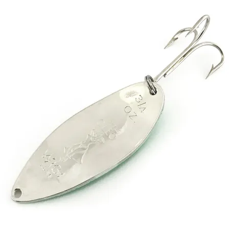 Seneca Little Cleo (Hula Girl) Glow Cucharilla, Verde/Blanco, 21g, #8684