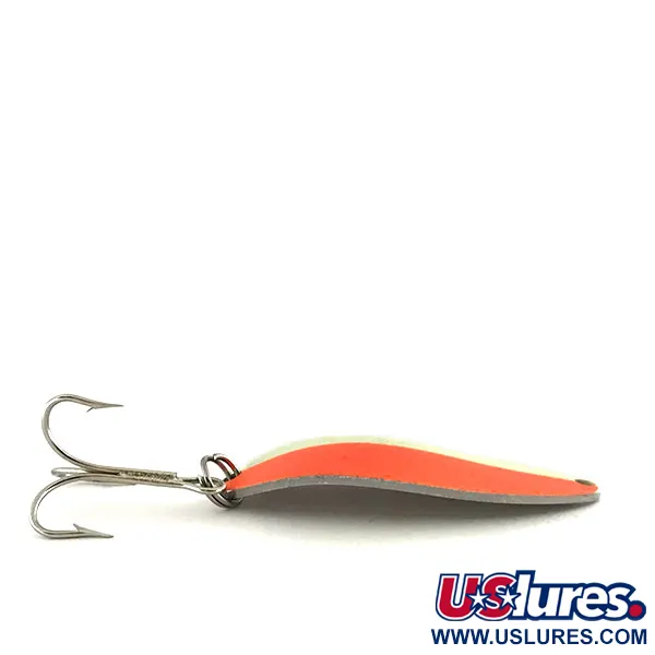 Acme Little Cleo Glow Cucharilla, Blanco/Naranja/Níquel, 11g, #8687