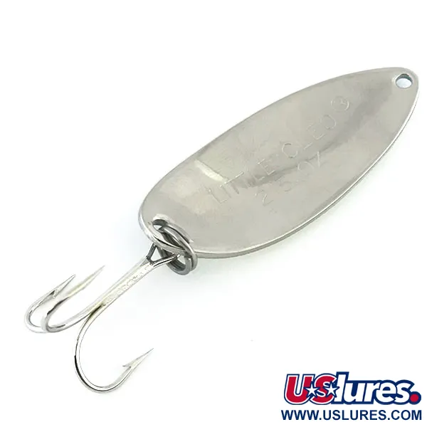 Acme Little Cleo Glow Cucharilla, Azul/Blanco/Níquel, 11g, Glow, #8688