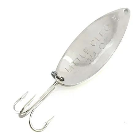 Acme Little Cleo Glow Cucharilla, Blanco/Rojo/Níquel, 21g, Glow, #8689