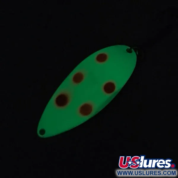 Acme Little Cleo Glow Cucharilla, Blanco/Rojo/Níquel, 21g, Glow, #8689