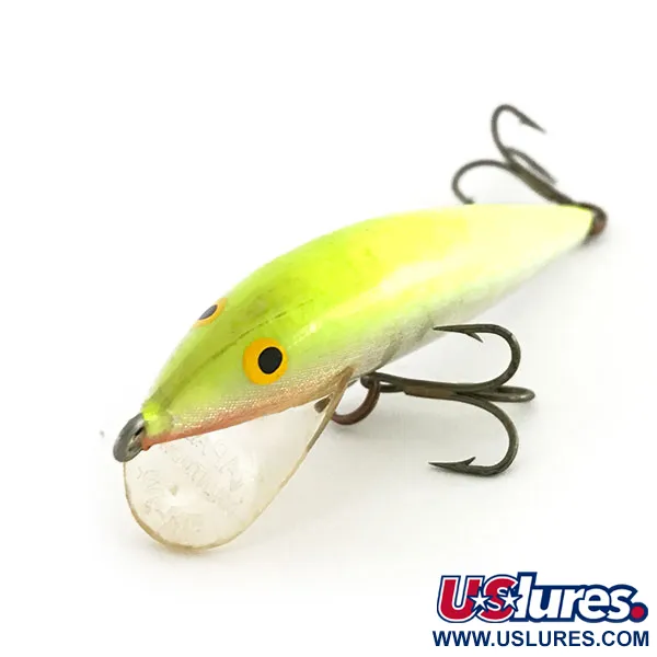 Rapala Countdown S7 Señuelo, Chartreuse, 8g, luminiscente, #8704