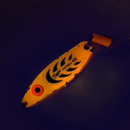 Mepps Syclops 00 UV Cucharilla, Naranja Fluo, 4,5g, UV, #8727