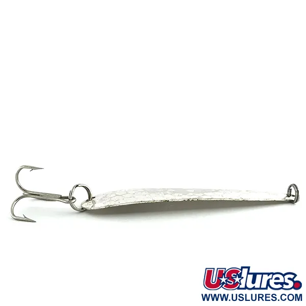 Dardevle Flutter-Chuck 3500 Cucharilla, Plata martillada, 8g, #8728