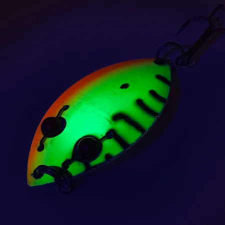 Gibbs Ruby Eye Wiggler 2 UV Ondulante, Fire Tiger, 13g, Ojos Cristal, #8739