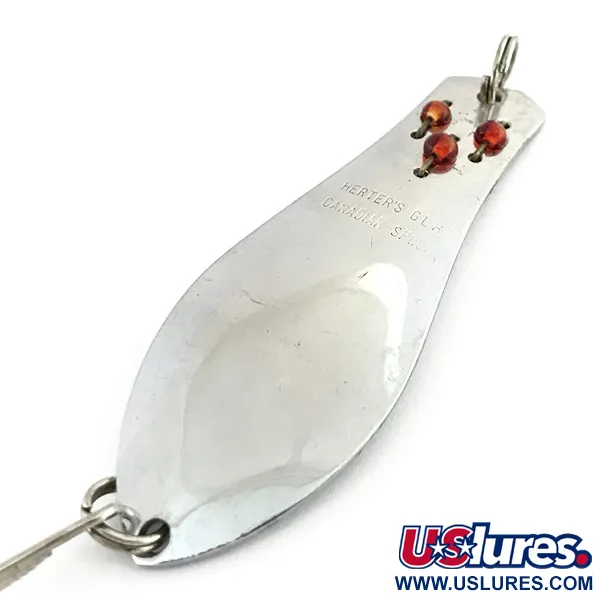 Herter's Canadian Spoon Cucharilla, Níquel / Ojos Rojos, 10g, #8747