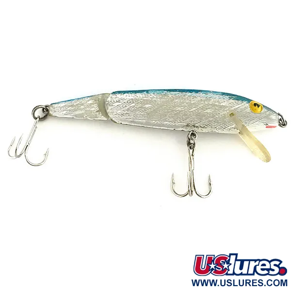 Rebel Floater Jointed Minnow, Plateado/Azul, 7g, Articulado, #8748