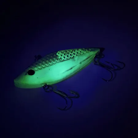 Strike King Diamond Shad UV Lipless Crankbait, Azul-verde/UV, 12g, #8759