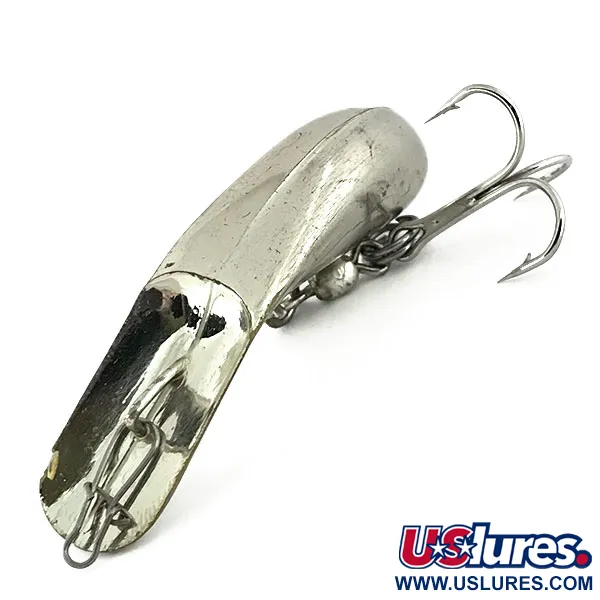 Luhr Jensen Fire Plug Señuelo curricán, Plata espejo, 5g, #8760