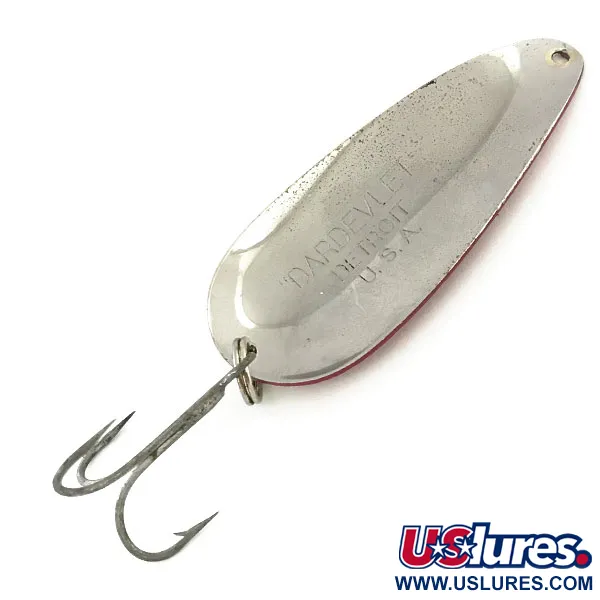 Eppinger Dardevle Dardevlet Cucharilla, Rojo/Blanco/Nickel, 21g, #8764