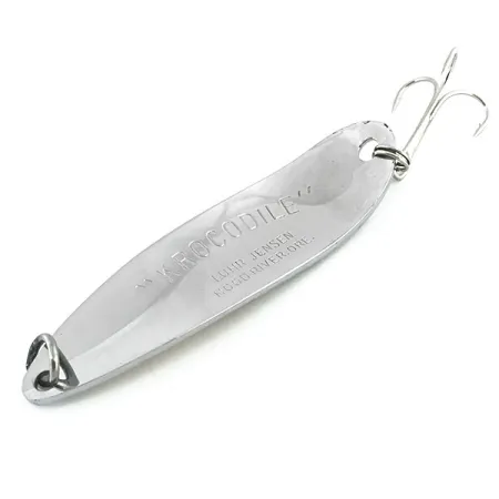 Cucharilla Luhr Jensen Krocodile Die #5, Níquel/Holograma Oro, 28g, #8766