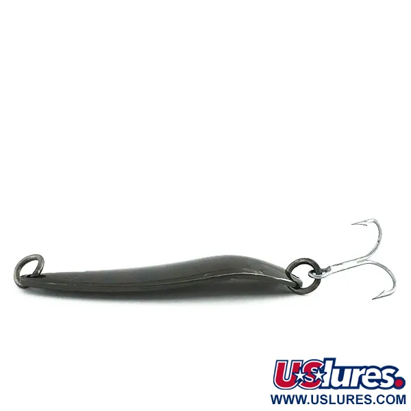 Luhr Jensen Krocodile Die #3 Cucharilla, Negro, 14g, Lance Largo, #8769