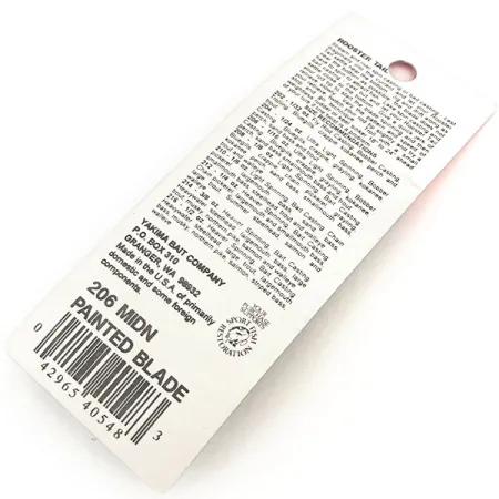 Worden’s Original Rooster Tail Cucharilla, Negro, 1.77g, #206MIDN