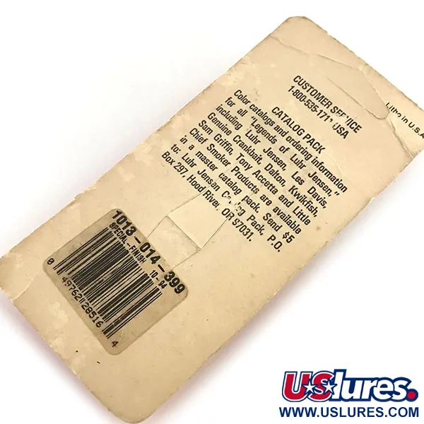 Luhr Jensen Little Jewel Cucharilla, Hammered Brass / Red, 7g, UV, #8789