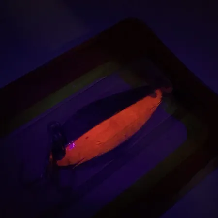 Luhr Jensen Little Jewel Cucharilla, Hammered Brass / Red, 7g, UV, #8789