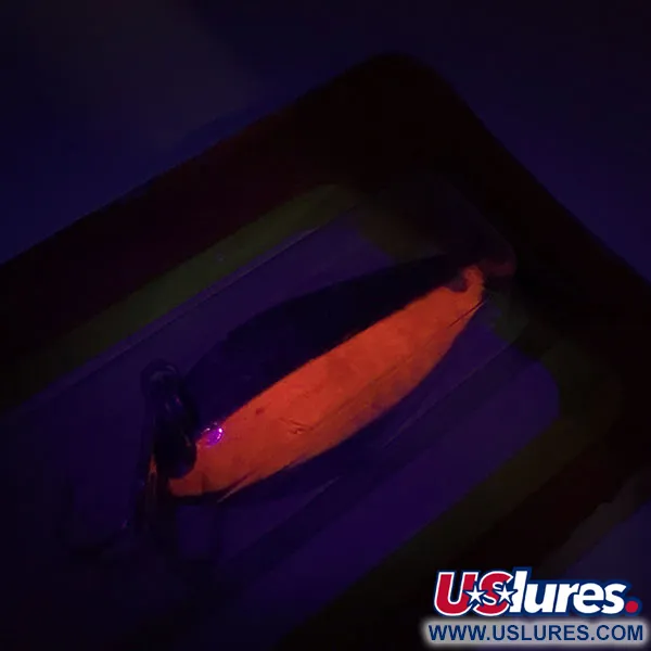 Luhr Jensen Little Jewel Cucharilla, Hammered Brass / Red, 7g, UV, #8789