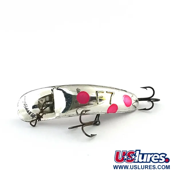 Yakima Bait FlatFish F7 Señuelo, Plateado / Rojo, 3,6g, Curricán, #8799