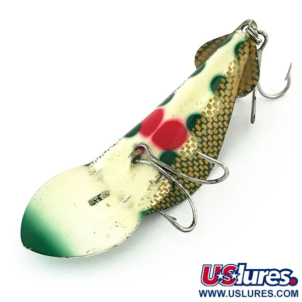 Buck Perry Spoonplug, Verde/Oro, 14g, Escamas panal, #8800