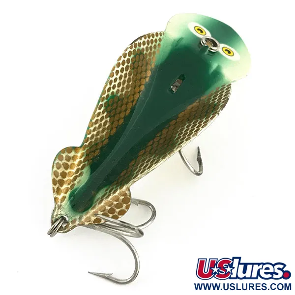 Buck Perry Spoonplug, Verde/Oro, 14g, Escamas panal, #8800