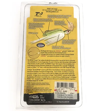 Booyah Boogee Yam Boogee Tail Jig, Cortez Shad, 12g, LEVERAGE, #8807