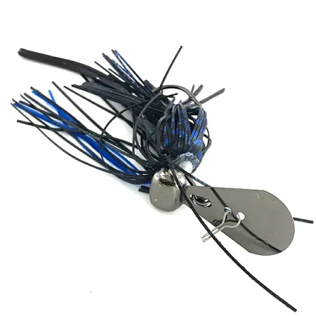 Strike King Rage Blade Jig, Negro, 12g, Anzuelo Gamakatsu, #8808