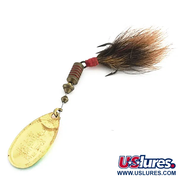 Mepps Aglia 3 dressed UV Cucharilla, Fluo UV, 4.7g, con Pelo, #8812