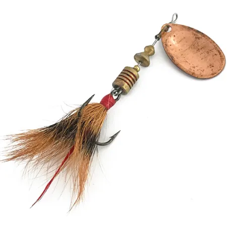 Mepps Aglia 2 dressed Cucharilla, Cobre, 4,7g, Cola de pelo, #8814