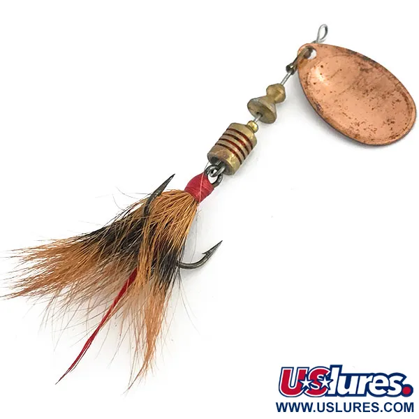 Mepps Aglia 2 dressed Cucharilla, Cobre, 4,7g, Cola de pelo, #8814