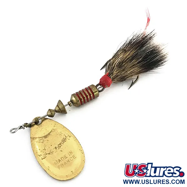 Mepps Aglia 3 dressed Cucharilla, Oro, 7,3g, Mosca natural, #8816